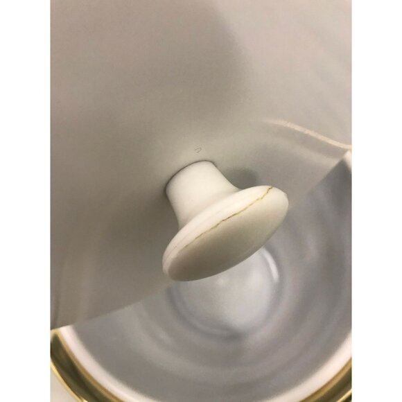 Vintage Art Deco Standing Champagne Wine Ice Cooler Brass & Aluminum 30" Tall - Picture 9 of 10